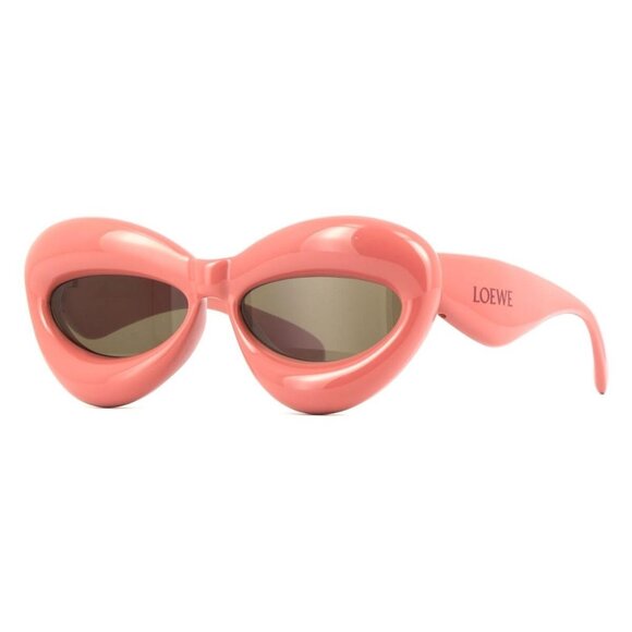 New LOEWE Inflated Sunglasses Pink Cat Eye LW40097I 72E Sunglasses Women - Picture 1 of 4